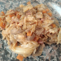 El cooksnap de Sandra cuando hizo Guiso de col.