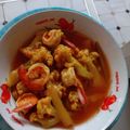 รูป Cooksnap ของ Saovarak Udomtanapon เมื่อเขาทำ แกงเหลืองดอกกะหล่ำกุ้ง/แกงส้มใต้