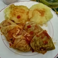 El cooksnap de Rous Garden cuando hizo Sarmale.
