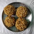 Vanika Agrawal's cooksnap of when they made Mamra laddoo.