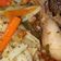 El cooksnap de Celia Lanusse cuando hizo Pollo salteado con verduras.
