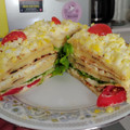 El cooksnap de Valentina cuando hizo Torre de panqueques salada 🥞.