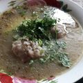 El cooksnap de Teresita Felíz cuando hizo Cazuela de albóndigas.