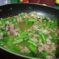 Cooksnap dari Reina's Mom untuk resep Buncis Daging Cincang
