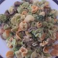 El cooksnap de Sara Lopez cuando hizo Macarrones con salsa de brócoli y champiñón .
