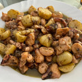 El cooksnap de Danielo Hidalgo cuando hizo Pulpo al Mojo picón.