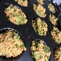 El cooksnap de Evelyn Batista cuando hizo Buñuelos de lechuga, calabacín y zanahoria al horno.