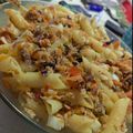 El cooksnap de Nicolás Díaz cuando hizo Ensalada de pasta, atún y vegetales 🥗.