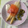 El cooksnap de Zaira cuando hizo Espárragos con salmón ahumado.