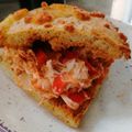 El cooksnap de Bibi García cuando hizo Sándwich de pollo🍗🍞🍅.
