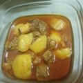 Noor Ul Ann's cooksnap of when they made Aloo Gosht 😍😍.