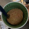 El cooksnap de Majo cuando hizo Torta de zanahoria en taza, muuuy fácil y riquísima.