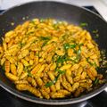 Cooksnap của Dibee khi họ làm theo món Nhộng Tằm Rang Lá Chanh