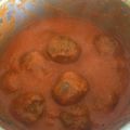 El cooksnap de Pitufina Leti cuando hizo Albondigas con salsa de tomate.