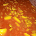 El cooksnap de Elena C cuando hizo Alubias con sepia y panceta curada.