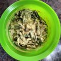 Morongwa's cooksnap of when they made Green beans and mushrooms salad.