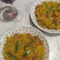 El cooksnap de soledad de pulpo cuando hizo Arroz ensopado con cerveza y salchicha.
