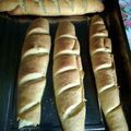 El cooksnap de jenifer cuando hizo Pan baguette o mas conocido como pan flauta 😉.