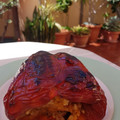 El cooksnap de Bego cuando hizo Pimientos rellenos de arroz.