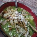 El cooksnap de Betsey Turcios cuando hizo Sopa de Calabaza.