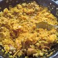 El cooksnap de Cecilia Maidana cuando hizo Risotto de arroz con pollo.