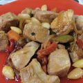 El cooksnap de JUANA ROMERO FERNANDEZ cuando hizo Pollo con almendras (estilo oriental).
