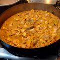 El cooksnap de Gustavo Ojea cuando hizo Paella.