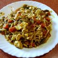 El cooksnap de Gerardo García Sanz cuando hizo Fideos chinos con verdura y pollo.