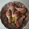 El cooksnap de Faty Ibiza cuando hizo Muslos de pollo al microondas.