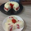 Cooksnap dari Kartikasari Kh untuk resep Strawberry Shortcake Caramel Cheese Pudding🍰