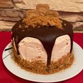 El cooksnap de Mariate cuando hizo Tarta con crema de Lotus y cobertura de chocolate negro para Aníbal 🎂 (2A).
