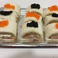El cooksnap de calimero cuando hizo Rollitos de salmón con aguacate y salsa tártara.