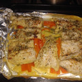 El cooksnap de WALTER VILLA cuando hizo Filet de merluza al horno.