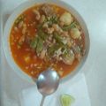 El cooksnap de Rafael Caselín Zepeda cuando hizo Espinazo de cerdo con caldo.