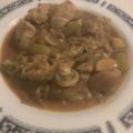 El cooksnap de Eduardo Agudo Alba cuando hizo Pollo salteado con champiñones, calabacín y puerro.
