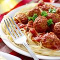صورة من ☆LOULA☆، شاركها بعد تجربة وصفة طريقة عمل مكرونة بكرات اللحم وصوص الطماطم