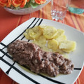 El cooksnap de Solete cuando hizo Magro de cerdo en salsa de ajo y cebolla.