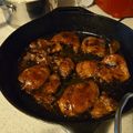 jherst77's cooksnap of when they made Honey Balsamic Chicken Thighs.