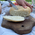 El cooksnap de Olivia Labale cuando hizo Pan de campo.
