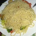 El cooksnap de Negruchi Paulina cuando hizo Espaguetis con brócoli.