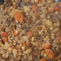El cooksnap de Miguel cuando hizo Ropa vieja.
