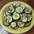 El cooksnap de Marina I. Blanck cuando hizo Zucchini a la plancha o al disco.