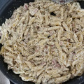 El cooksnap de Mariangeles Nieto cuando hizo Macarrones con bacon y nata .