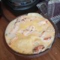 El cooksnap de María Alicia Viertel Correa cuando hizo Chupe de jaiba.