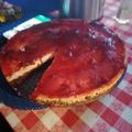 El cooksnap de Sebastián González cuando hizo Chessecake de frutilla.