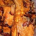 Barsha Mondal's cooksnap of when they made বাদাম চিকেন.