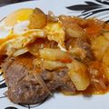 El cooksnap de Tomás Castaño cuando hizo Bifes a la criolla en disco.