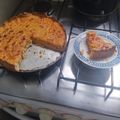 El cooksnap de Verónica cuando hizo Tarta de Choclo Integral.