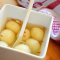 Sudipta Rakshit's cooksnap of when they made কেশারিয়া রসগোল্লা (Saffron Rasgulla recipe in Bengali).