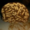 El cooksnap de Ceci Clavero cuando hizo Salchichón de chocolate.
